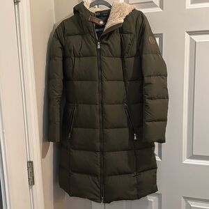 Ralph Lauren coat, olive green, size XS